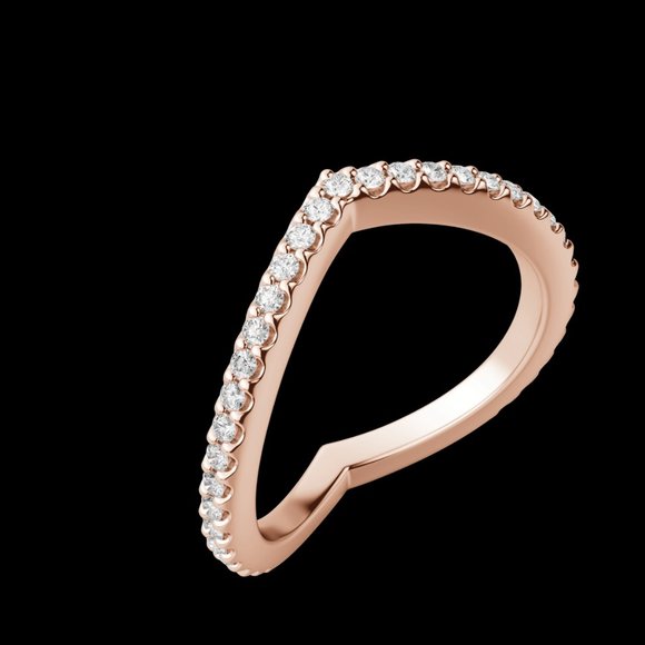 Demi Accented Wedding Band - Picture 7 of 9